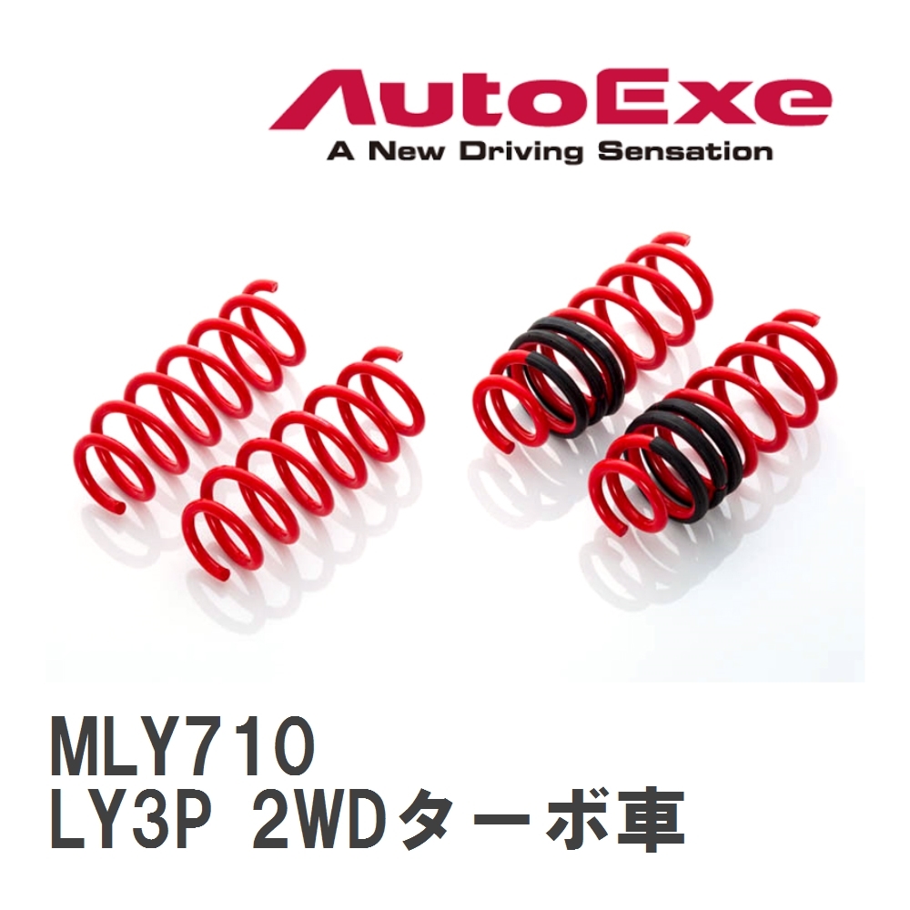 【AutoExe/オートエグゼ】 ローダウンスプリング 1台分 マツダ MPV LY3P 2WDターボ車 [MLY710]_画像1