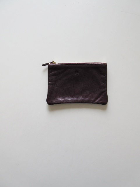 ARTS&SCIENCE / アーツ＆サイエンス Leather S BURGUNDY.BROWN * レザー ポーチ 小銭入れ コインケース_画像1