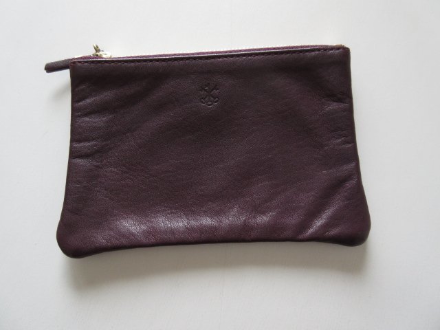 ARTS&SCIENCE / アーツ＆サイエンス Leather S BURGUNDY.BROWN * レザー ポーチ 小銭入れ コインケース_画像2