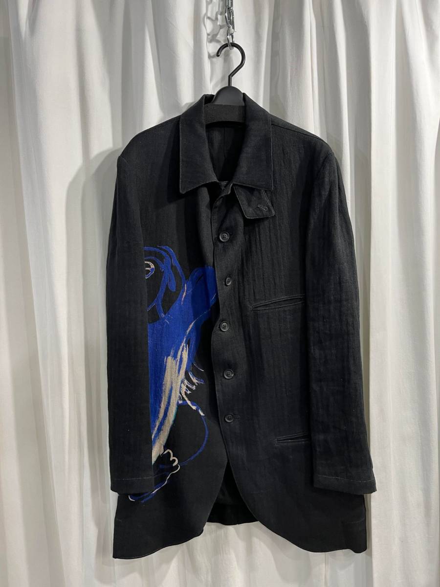2020SS　yohji　yamamoto　pour　homme　6釦　デザインジャケット（HN-J69-313）