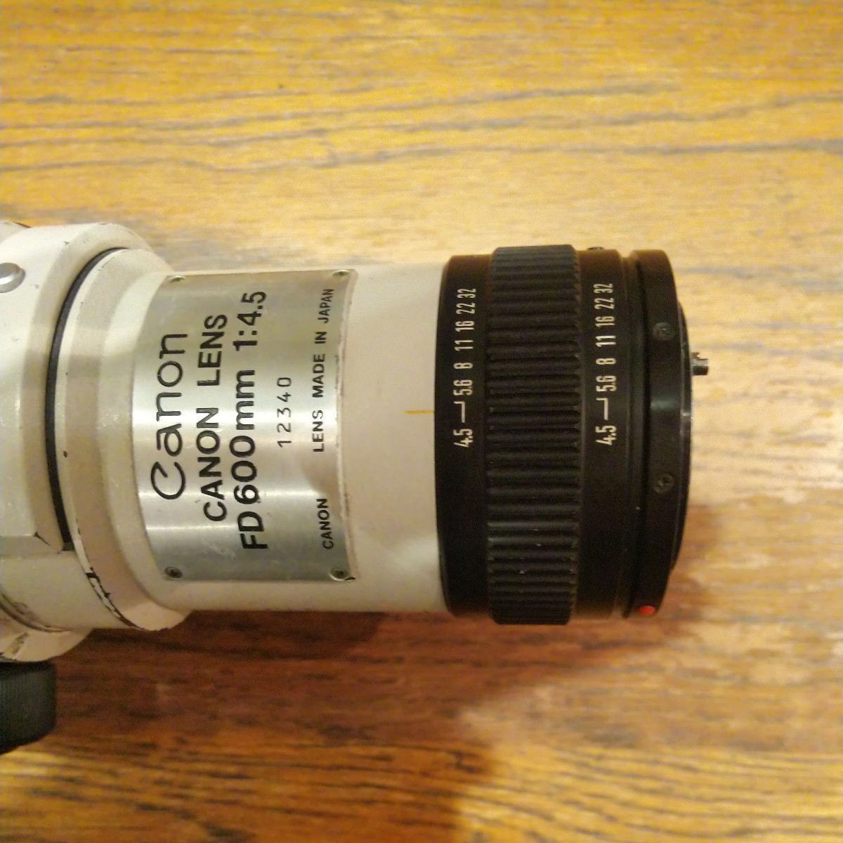 レンズ美品 Canon FD 600mm f4.5 超望遠レンズ 単焦点 fdマウント
