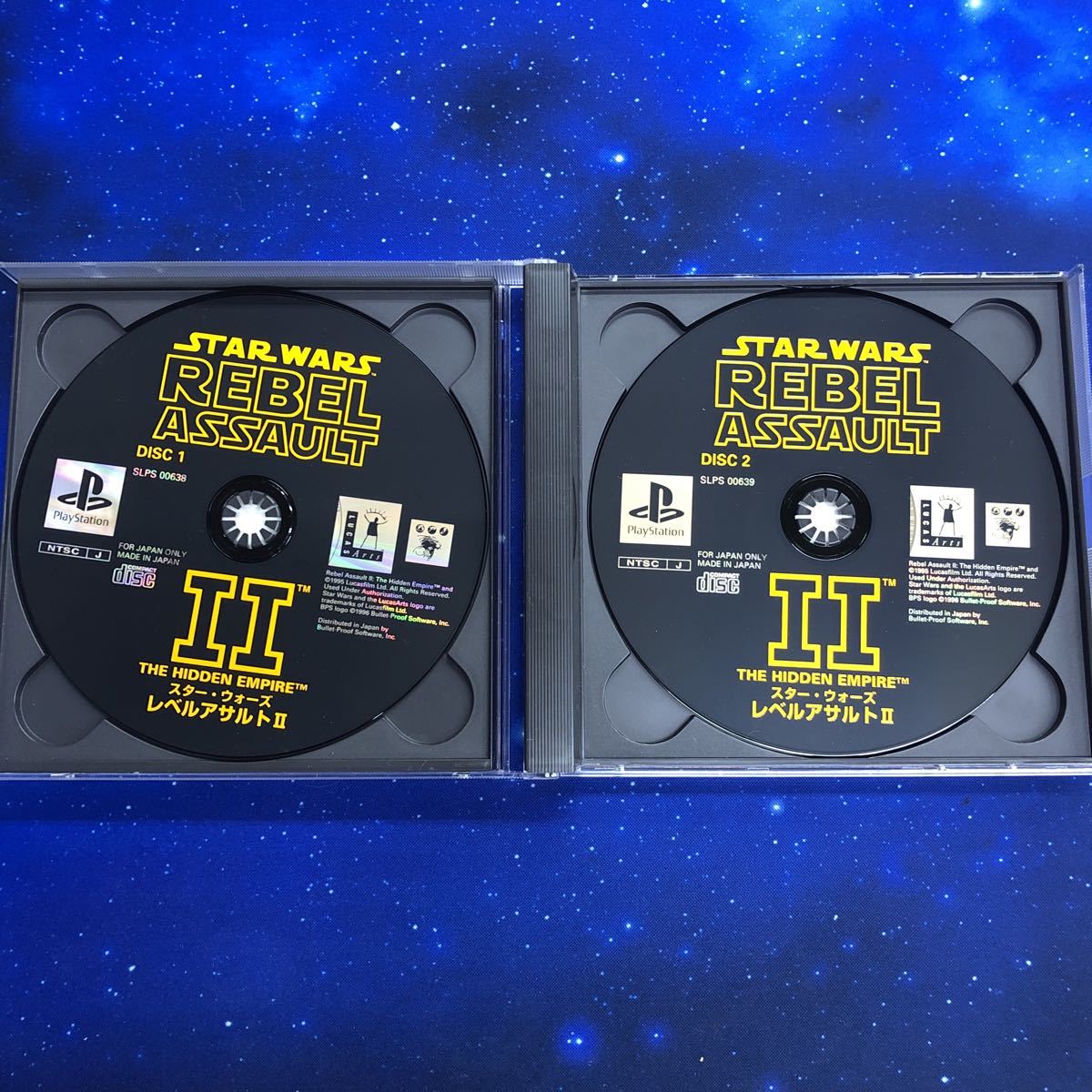 美品　PS1ソフト　スター・ウォーズ　レベルアサルトⅡ STAR WARS REBEL ASSAULT Ⅱ PlayStation プレイステーション 帯ハガキ付き_画像8