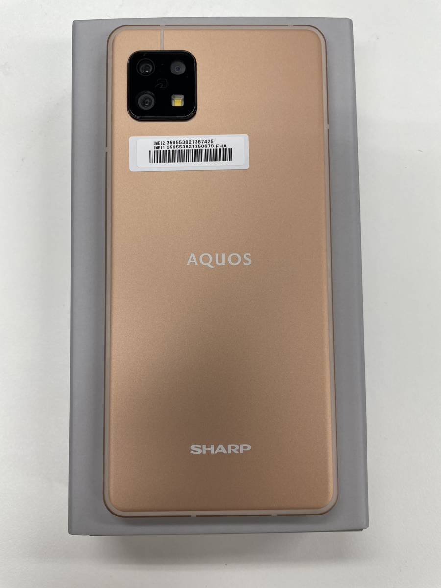 新品 未開封 AQUOS Sense6 64GB ライトカッパー SH-M19-