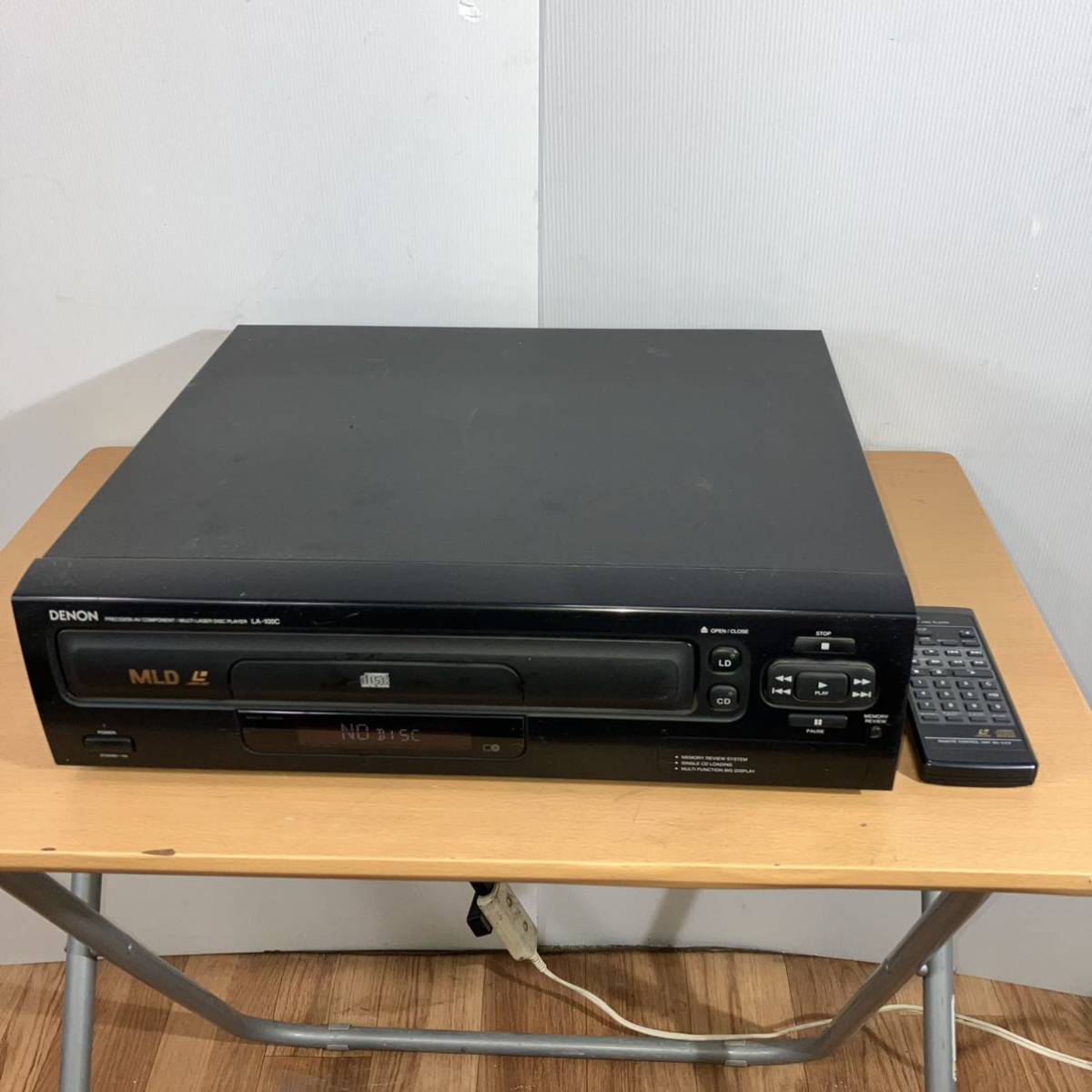  Denon DENON LA-100C laser disk 