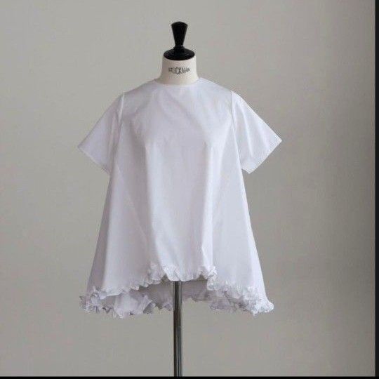 ohga 裾フリル ホワイト FRILL short sleeves｜Yahoo!フリマ（旧PayPay