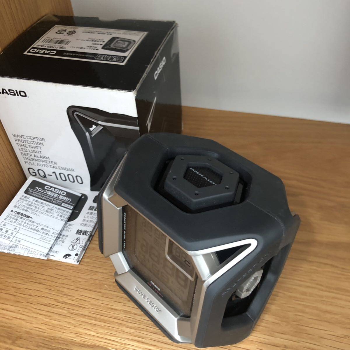 CASIO 電波時計 GQ-1000/GQ-1000J-8JF チタニウムシルバー G CASIO 電波時計 GQ-1000/GQ-1000J-8JF チタニウムシルバー G