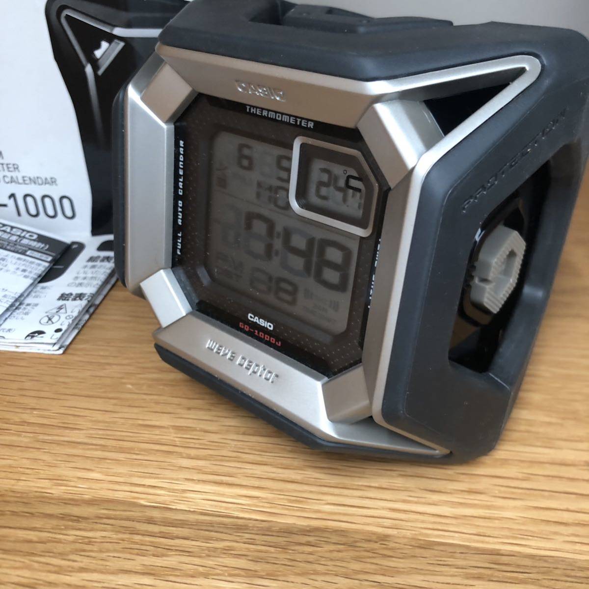 CASIO 電波時計 GQ-1000/GQ-1000J-8JF チタニウムシルバー G CASIO 電波時計 GQ-1000/GQ-1000J-8JF チタニウムシルバー G