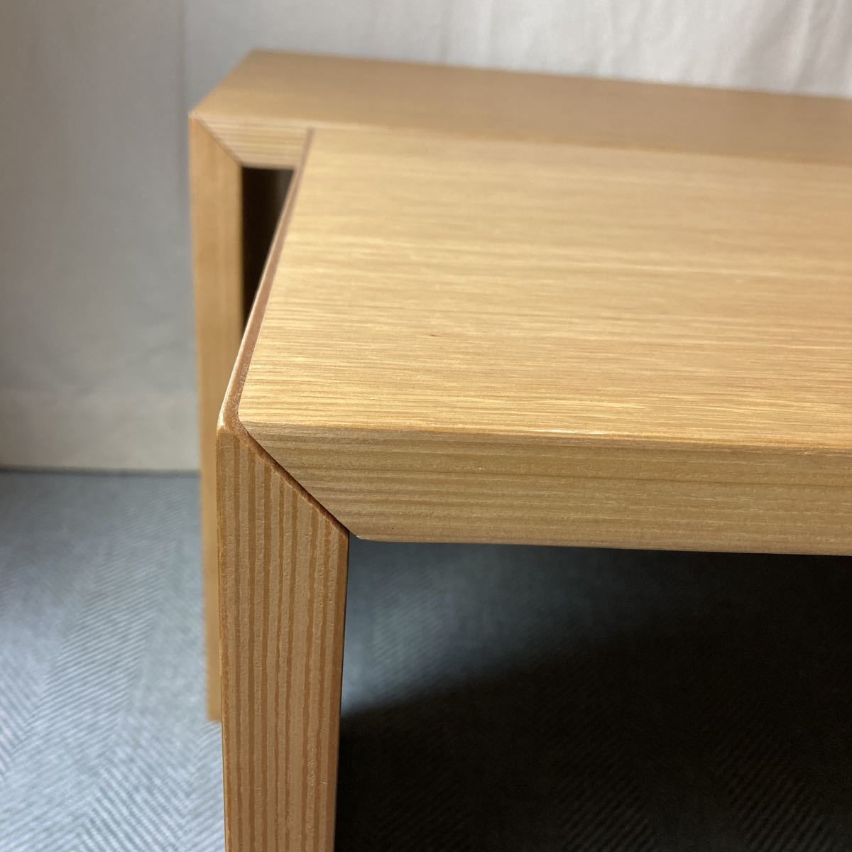 2個セット MUJI 無印良品・コの字の家具・オーク材・幅70cm 2個セット MUJI 無印良品・コの字の家具・オーク材・幅70cm