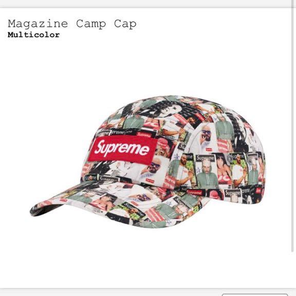 【新品】23ss Supreme Magazine Camp Cap Multi シュプリーム マガジン キャンプ キャップ マルチ 帽子