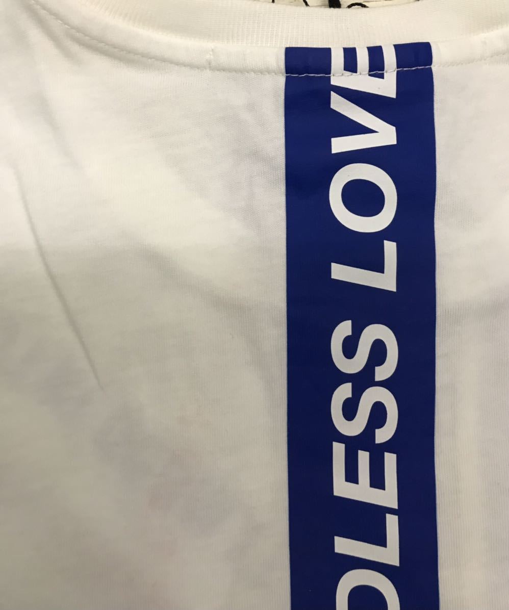 HOLLYWOOD IN LOVE☆ロゴテープ柄・半袖Tシャツ 丸首 HOLLYWOOD IN LOVE☆ロゴテープ柄・半袖Tシャツ 丸首