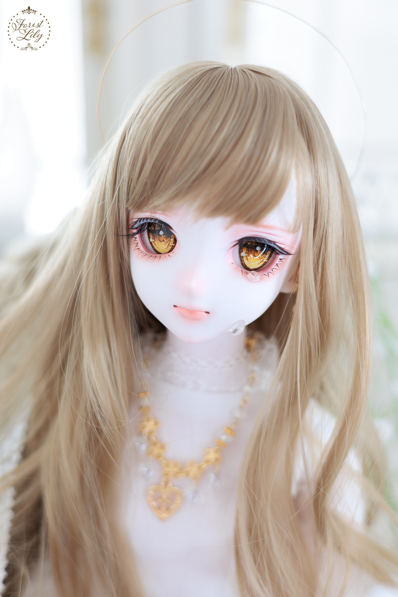 【Forest Lily】DDH-09 SW肌 白肌塗装　カスタムヘッド　＋アイ 　ボークス　DD　ドルフィードリーム　DollfieDream　_画像5