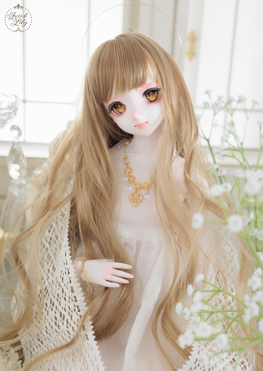 【Forest Lily】DDH-09 SW肌 白肌塗装　カスタムヘッド　＋アイ 　ボークス　DD　ドルフィードリーム　DollfieDream　_画像3