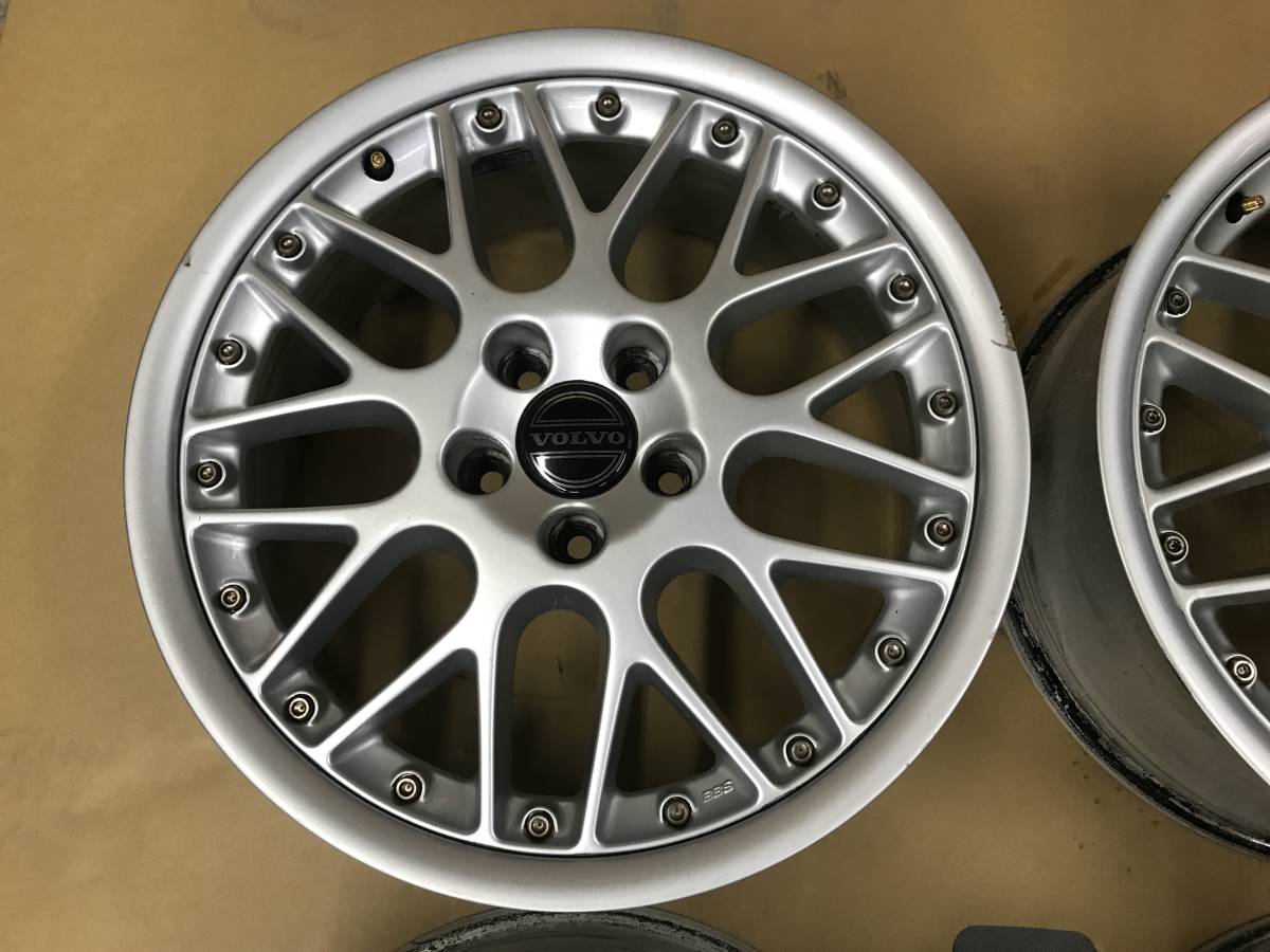 BBS アルミホイール ボルボ VOLVO C70 純正 17インチ ４本セット　※１本ジャンク品_画像4