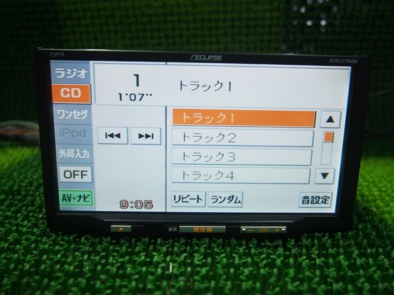 『psi』 マツダ純正オプション C9T9 AVN119M CD・ワンセグ対応 SDナビ 2009年 動作確認済_画像2