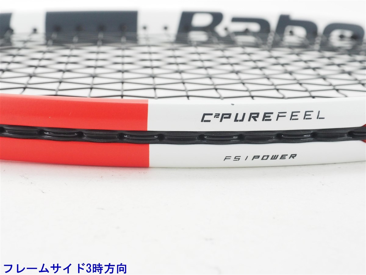 中古 テニスラケット バボラ ピュア ストライク ツアー 2019年モデル (G2)BABOLAT PURE STRIKE TOUR 2019_画像8