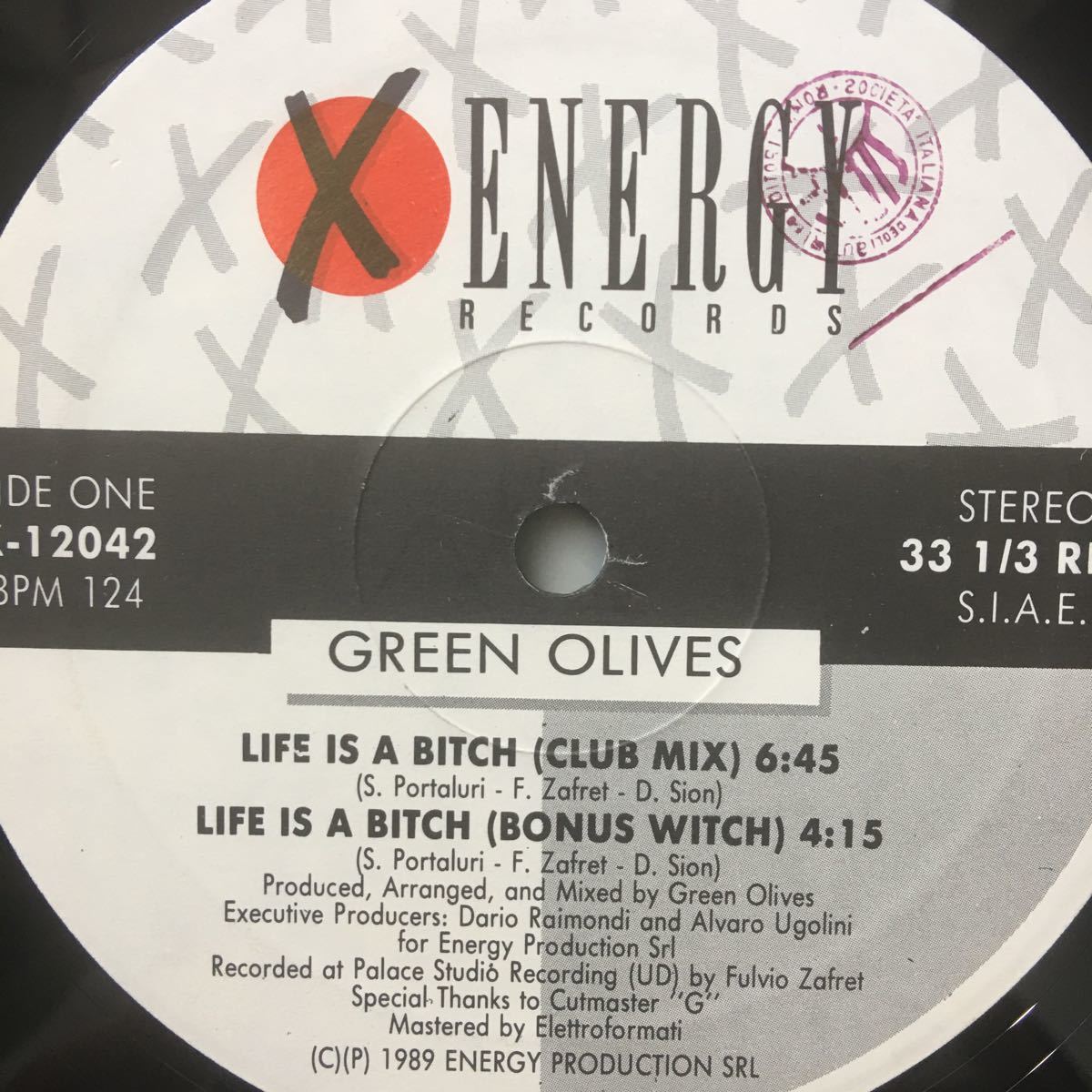 12’ Green Olives-Life is a bitch/Jive into the night_画像2