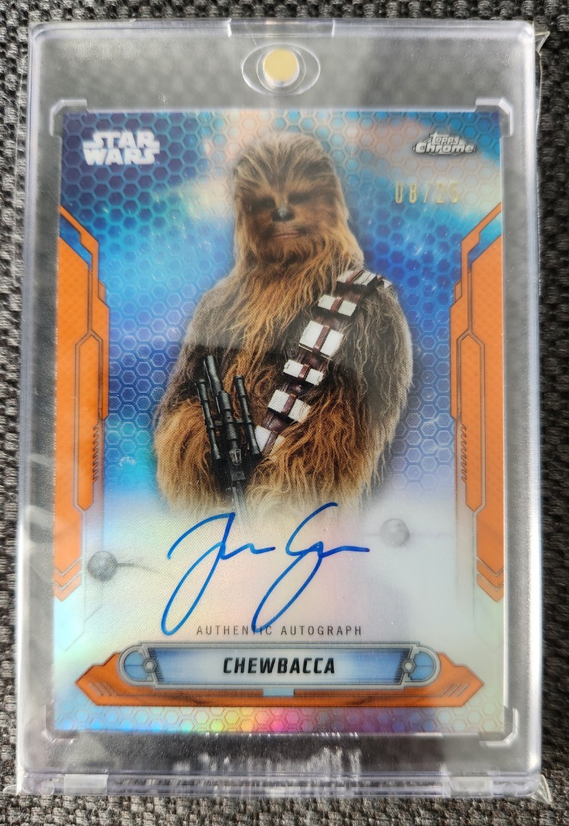 topps chrome STAR WARS CHEWBACCA 08/25 スター・ウォーズ