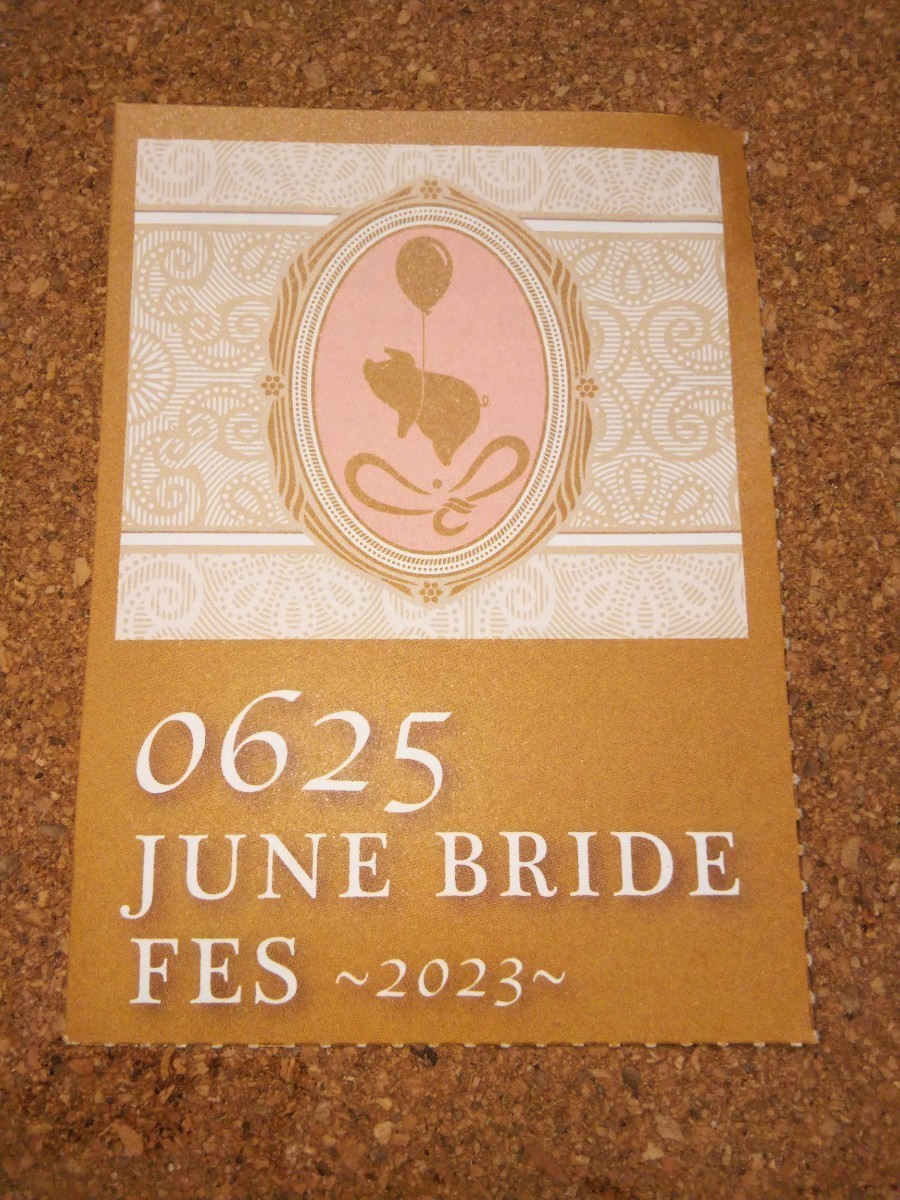 6/25 JUNE BRIDE FES 2023 サークルチケット1枚|PayPayフリマ