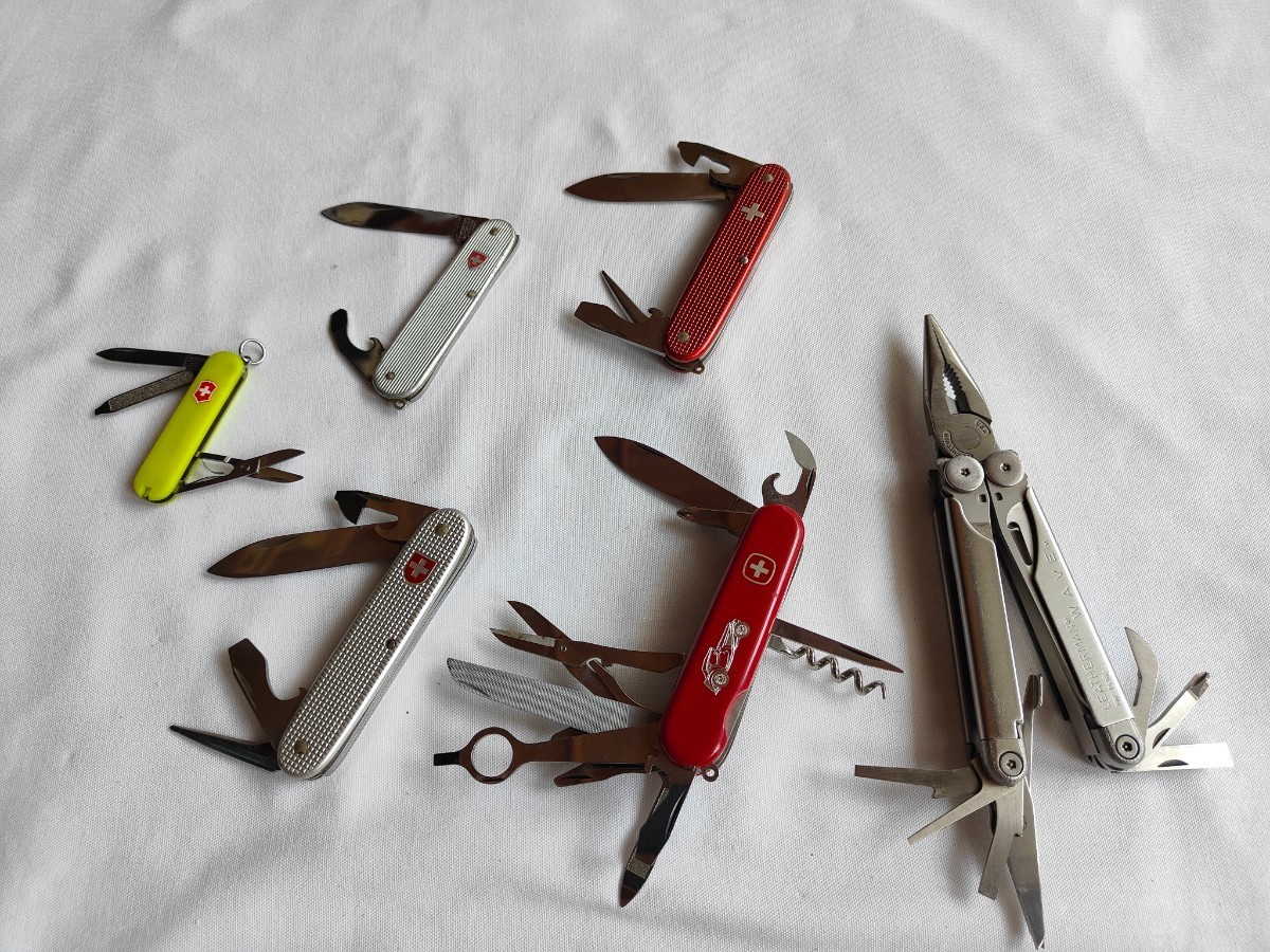 VICTORINOX & WENGER & LEATHERMANセット/ビクトリノックス ウェンガー