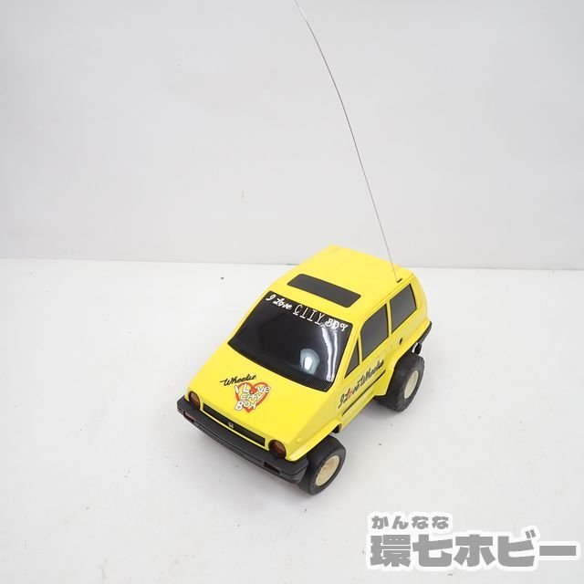 MS27◇当時物 マツシロ トイラジコン スーパーラジオトロン ホンダ シティ 通電NG ジャンク/ラジコン 昭和レトロ HONDA CITY  送:-/100(乗用車)｜売買されたオークション情報、ヤフオク! の商品情報をアーカイブ公開