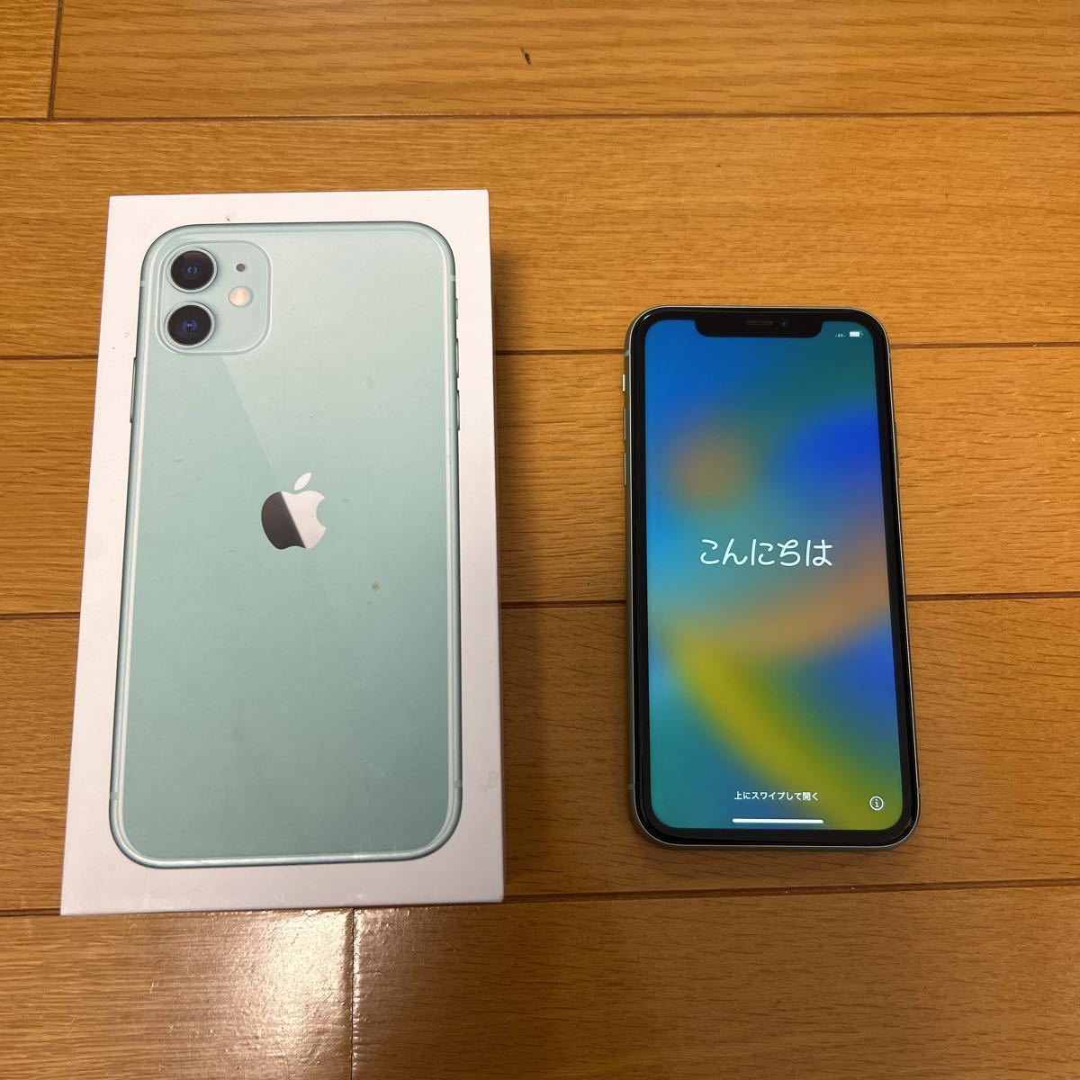 iphone 11 SIMフリー グリーン 64GB _画像1