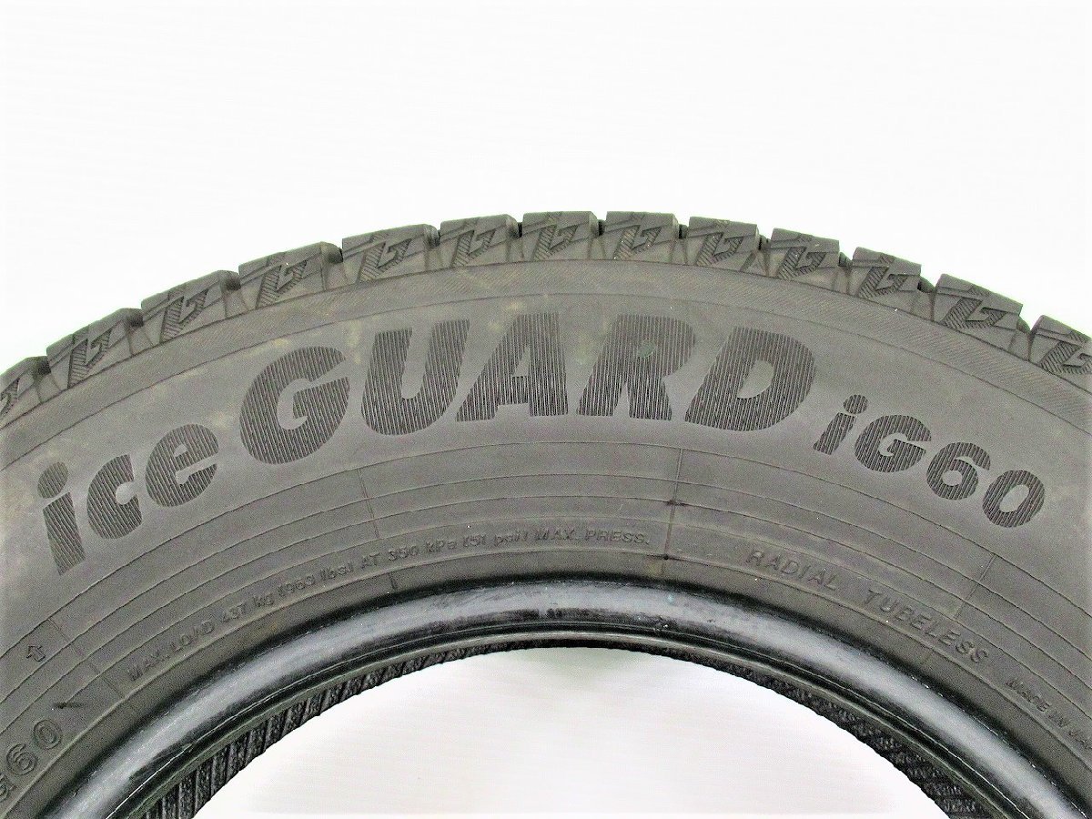 ヨコハマ ice GUARD iG60 155/80R13 79Q★8.5分山 2021年製 4本 スタッドレス MYG-A5066【宮城発 送料無料】_画像8