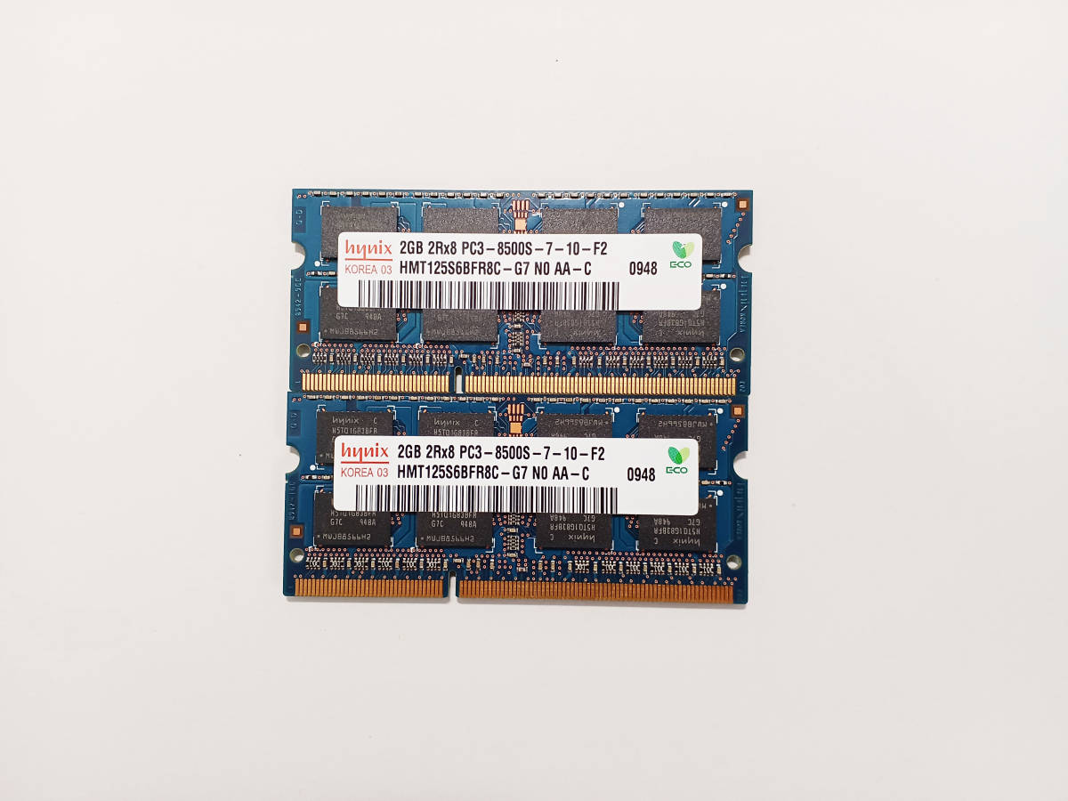 [ prompt decision ] Note for memory SODIMM PC3-8500 DDR3-1066 2GB*2 sheets =4GB ( including carriage )