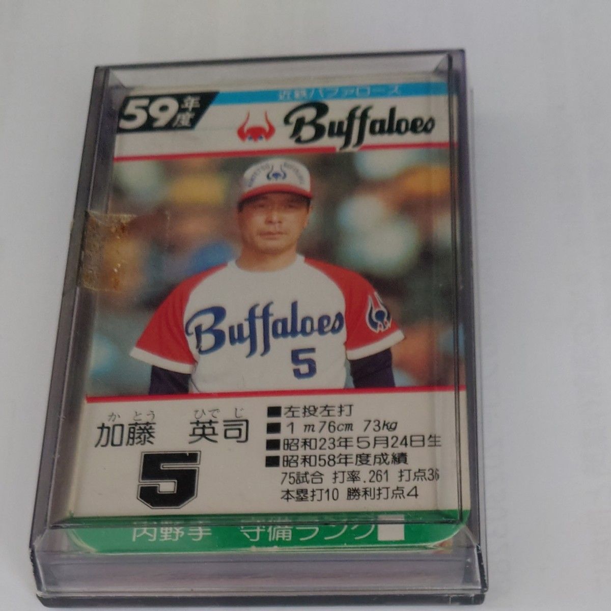 タカラ プロ野球カードゲーム 昭和59年度 近鉄バファローズ タカラ プロ野球カードゲーム 昭和59年度 近鉄バファローズ