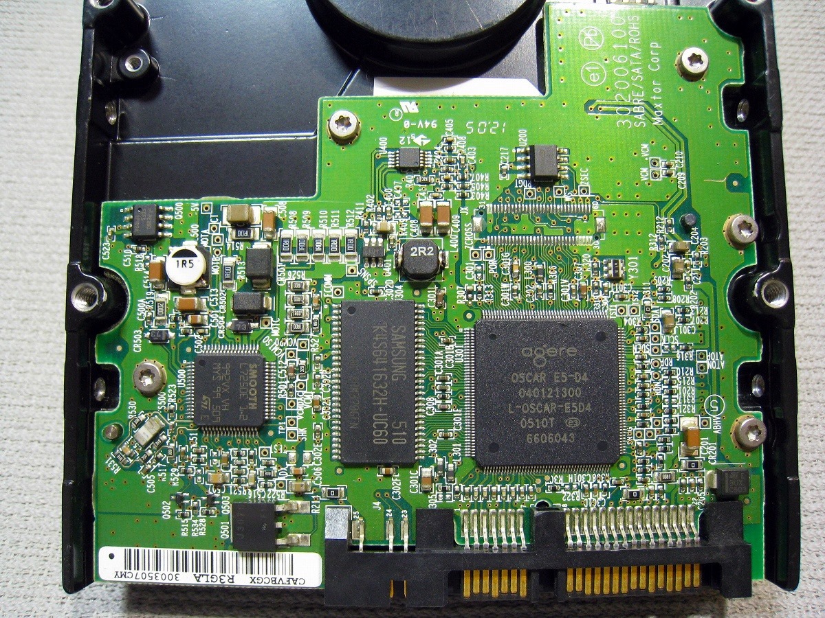 【中古】DiamondMax 10 6L200MO Maxtor 容量200GB SATA接続 本体のみの画像3