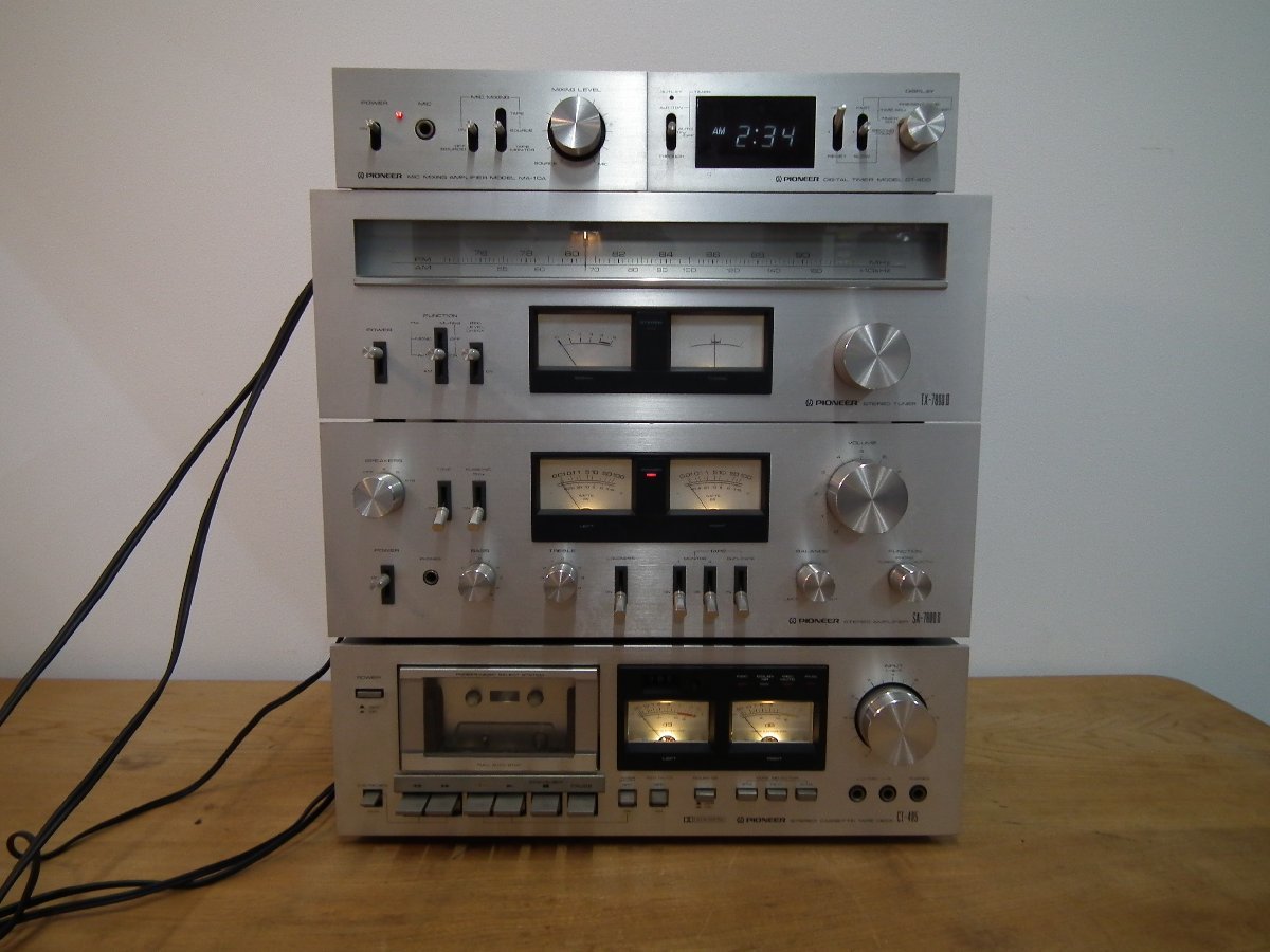 Pioneer ジャンク 現状品 まとめ売 SA-7800II TX-7800II CT-405 DT-400