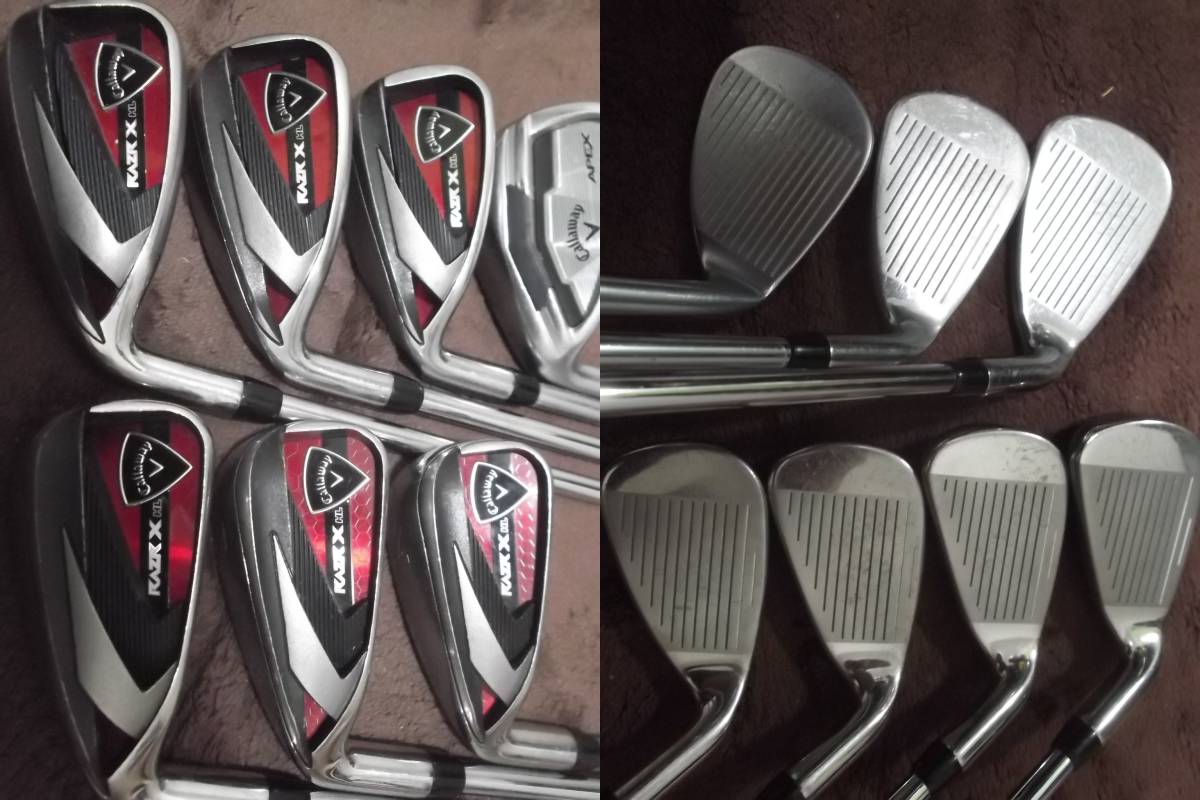 世界第一品牌☆豪華卡拉威[S]全套彩☆☆運動員拍緩解最強☆最高級的距離性能☆X2HOT RAZAX☆美容產品    原文:世界ナンバー１ブランド☆豪華 キャロウェイ【S】フルセット☆ちょいアスリート☆打ちやすさ最強☆最上級の飛距離性能☆X2HOT RAZAX☆美品