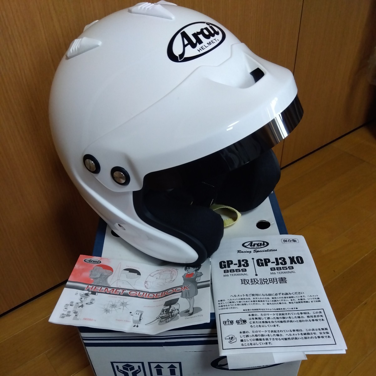 Arai ヘルメット GP-J3 新品 未使用品 - ヘルメット