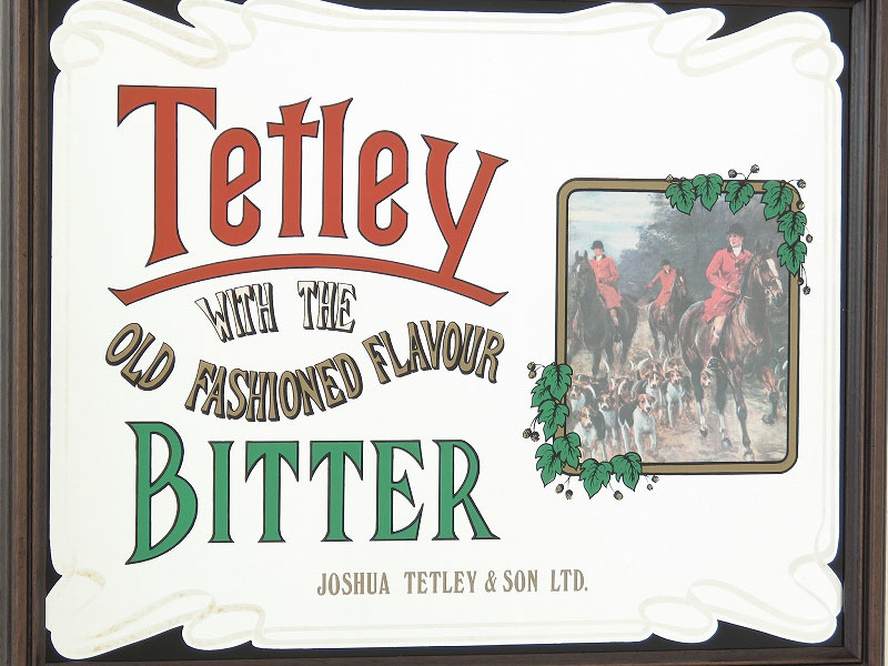ビンテージパブミラー/テトレイ(TETLEY)イギリスのビール/壁掛け(吊り下げ)鏡/店舗什器(ディスプレイ レストラン)/インテリア雑貨/A-4491-9_画像3