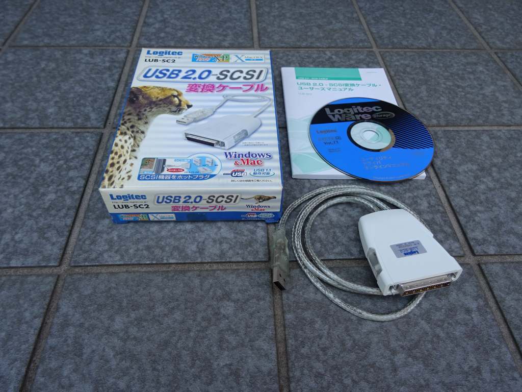 美品》Logitec ロジテックMOドライブ LMO-640F・ロジテック変換