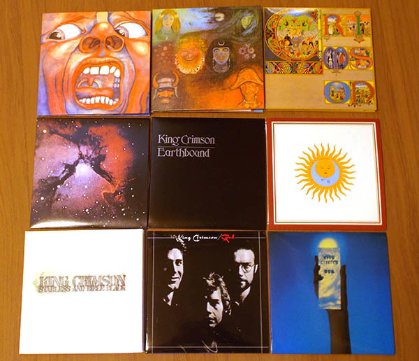 King Crimson/CD国内盤/紙ジャケット宮殿からUSAまでの9枚セット/WHD(ビクター)/IECP-10003～10011