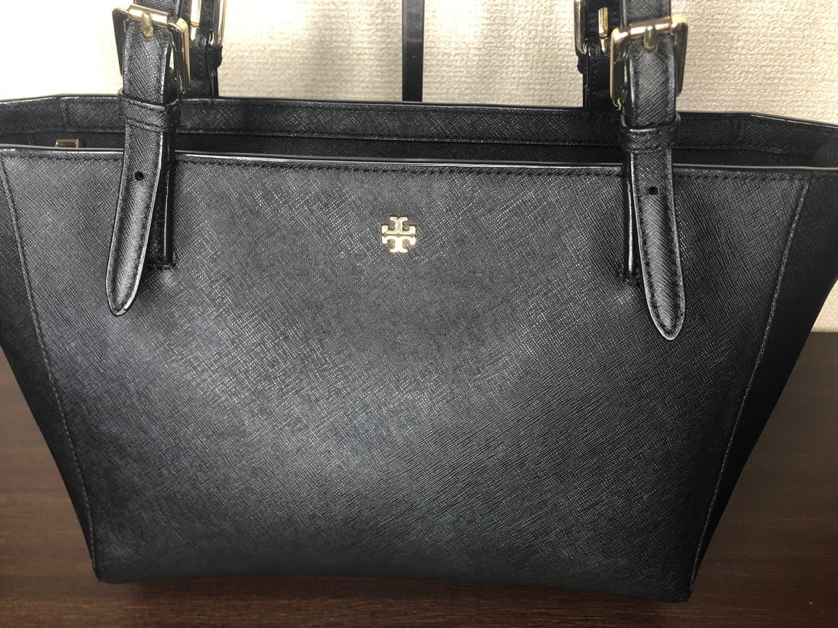 美品 TORY BURCH トリーバーチ 肩掛けトートバッグ 黒 ブラック