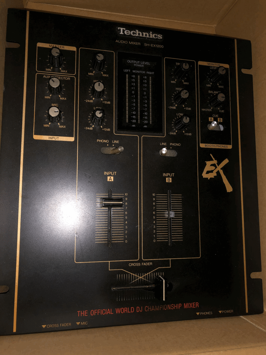 Technics SH-EX1200 DJミキサー テクニクス ブラック 音響機材 オーディオ 中古_画像1