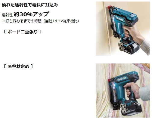 マキタ 充電式タッカ ST121DZK 本体のみ ケース付 18V | inmano.com.br