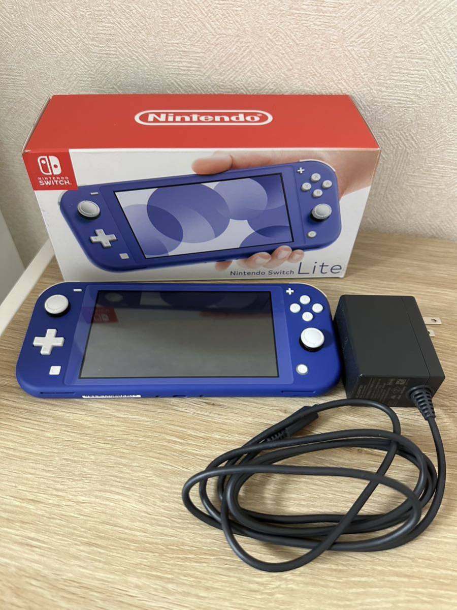 Nintendo Switch lite ニンテンドースイッチライトBlue ブルー青本体充電器外箱的详细信息| One Map by FROM  JAPAN为您提供最方便的日本・美国商品代购代拍服务|日本代购
