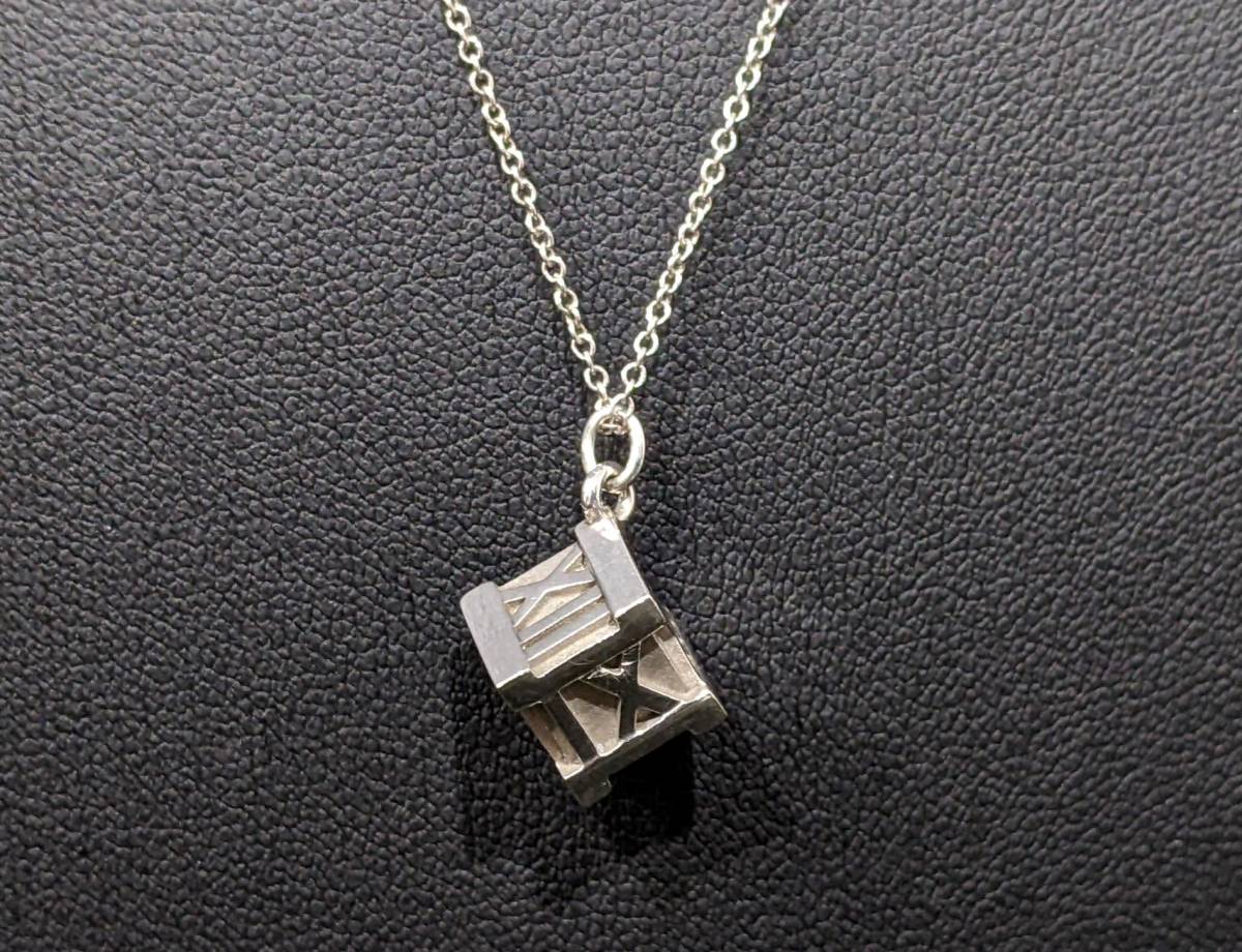 31810】1円~ TIEFANY&Co. ティファニー アトラスキューブ ネックレス