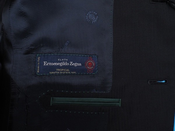 Ermenegildo Zegna TROPICAL SUPERFINE AUSTRALIAN WOOL made in Italy