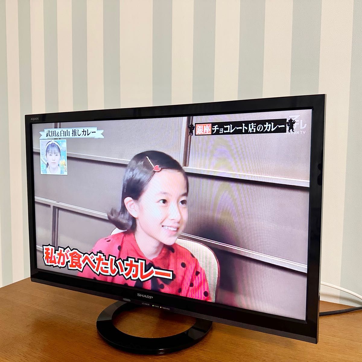 SHARP 液晶テレビ シャープ　19インチ　美品　1人暮らし　テレビ AQUOS