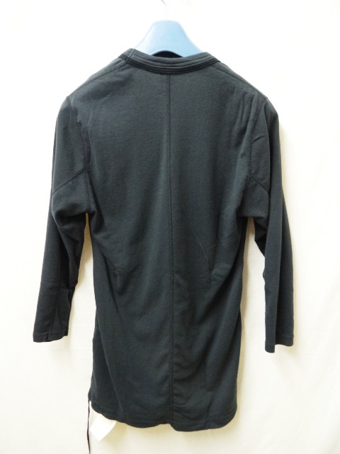 FOUND GARMENTS ファウンドガーメンツ　新品未使用　７分袖　Uネック　BLACK Lサイズ_画像4