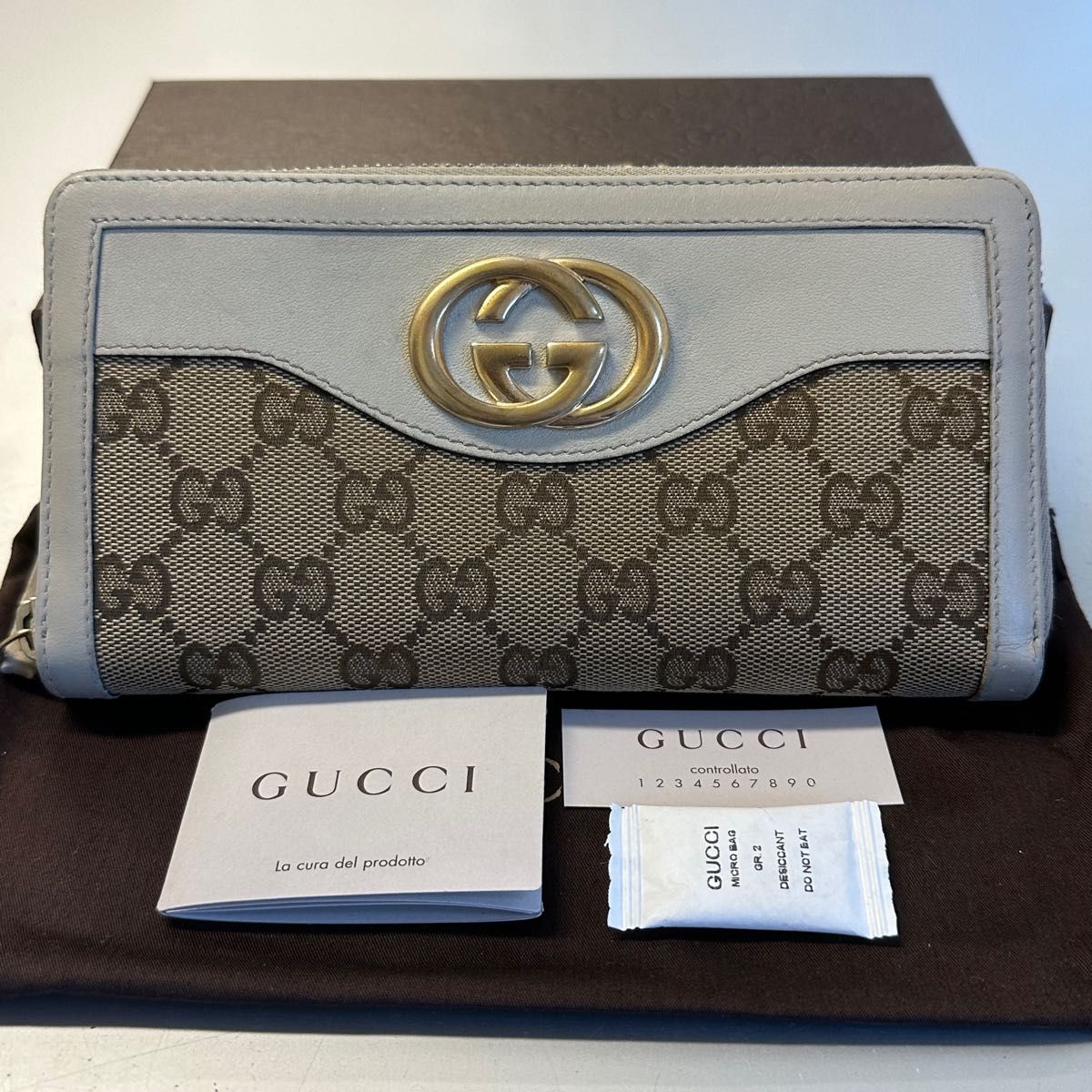 予約中!】 新品同様‼️ グッチ GUCCI 財布 長財布 GGキャンバス