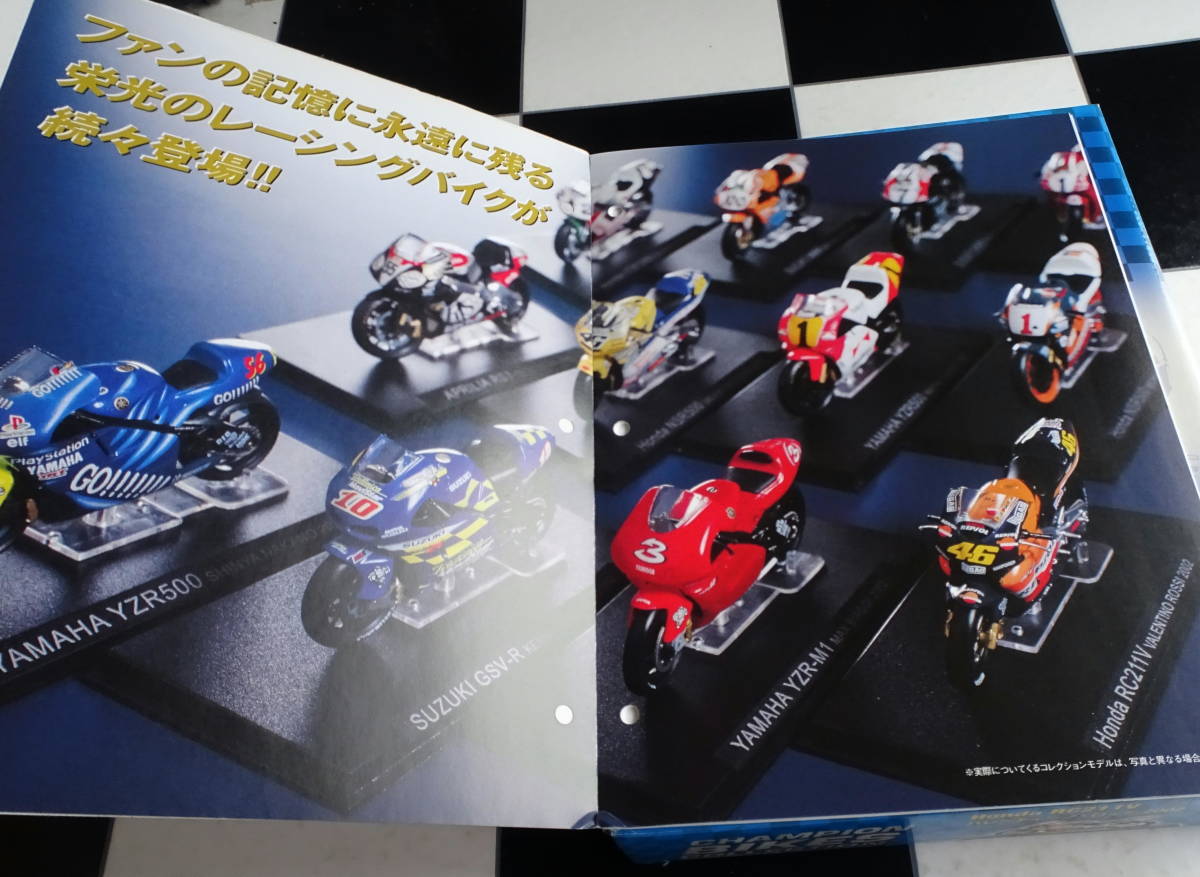 DeAgostini『CHAMPION BIKES COLLECTION』No.1 HONDA RC211V バレンティーノ・ロッシ 2002 ディアゴスティーニ チャンピオン・バイクコレク_画像3