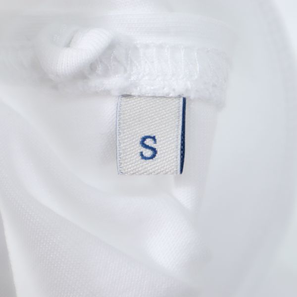 1円〜 【美品】 モンクレール MONCLER 3-DF009 国内正規 コットン 半袖 Tシャツ メンズ ホワイト S_画像7