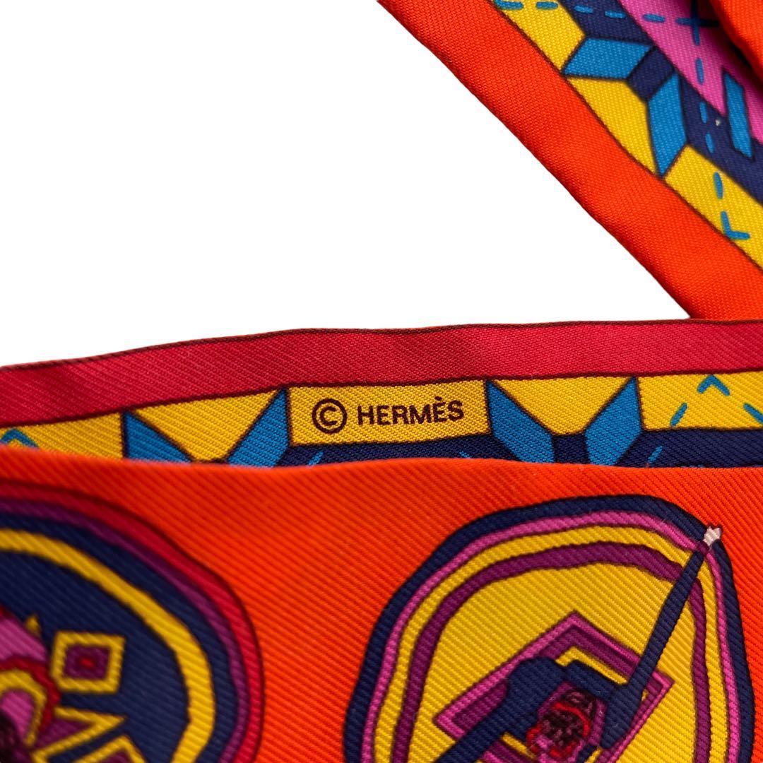 【美品・箱付】エルメス　HERMES ツイリー　メキシカンダンス　スカーフ