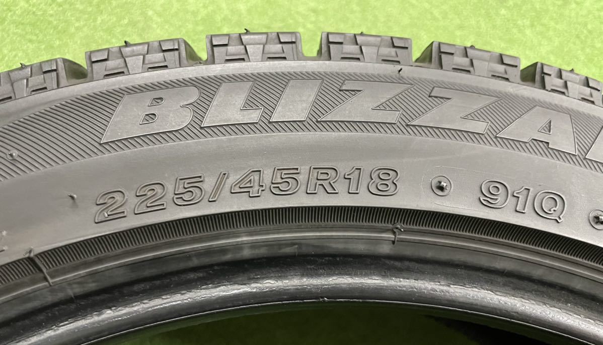 ☆225/45R18 91Q 4本Set 2018年製 ブリヂストン ブリザック