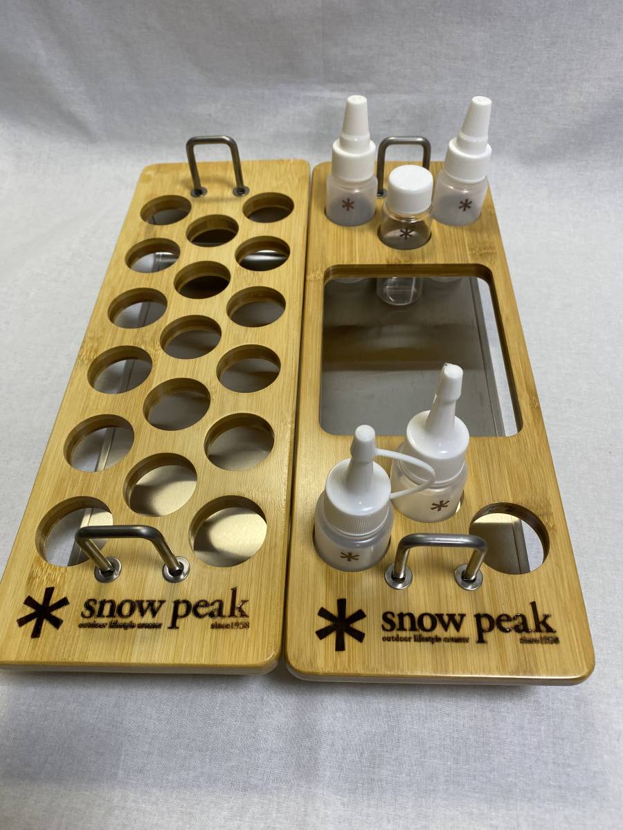 スノーピーク snowpeak スパイスホルダー 竹 A B スパイス 調味料