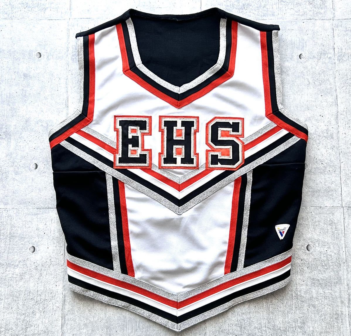 USA製 チアリーディング ユニフォーム 実物 エピスコパル ハイスクール　　EHS VARSITY MADE IN USA ダンスウェア 80年代 vintage 早2379_画像1